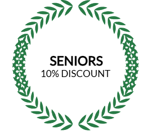 Seniors discount badge